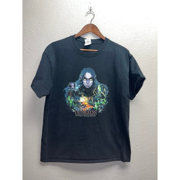 Vintage True Dungeon Shirt Real Props Cool Volunteer Dragon Game Gaming Large - Picture 1 of 10